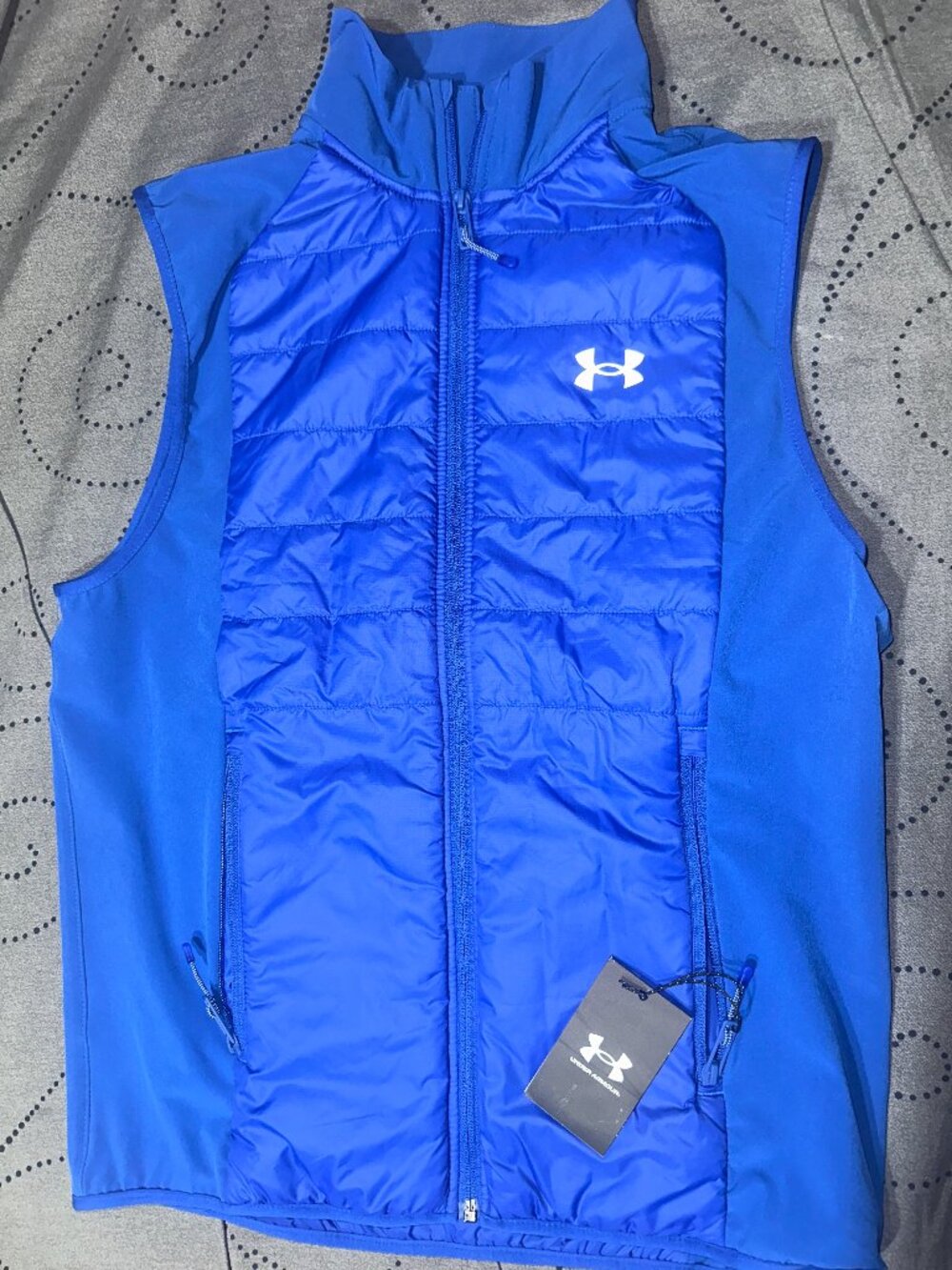 UNDER ARMOUR STORM ACTIVE HYBRID #432 BLUE VEST SIZE XL L OR M MEN NWT $130.00
